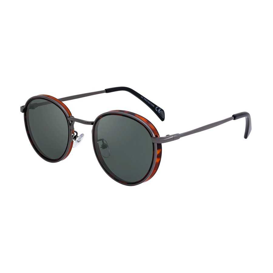 Gafas de sol Para Mujer y Hombre Unisex Adulto Metálico Redondo Pequeñ