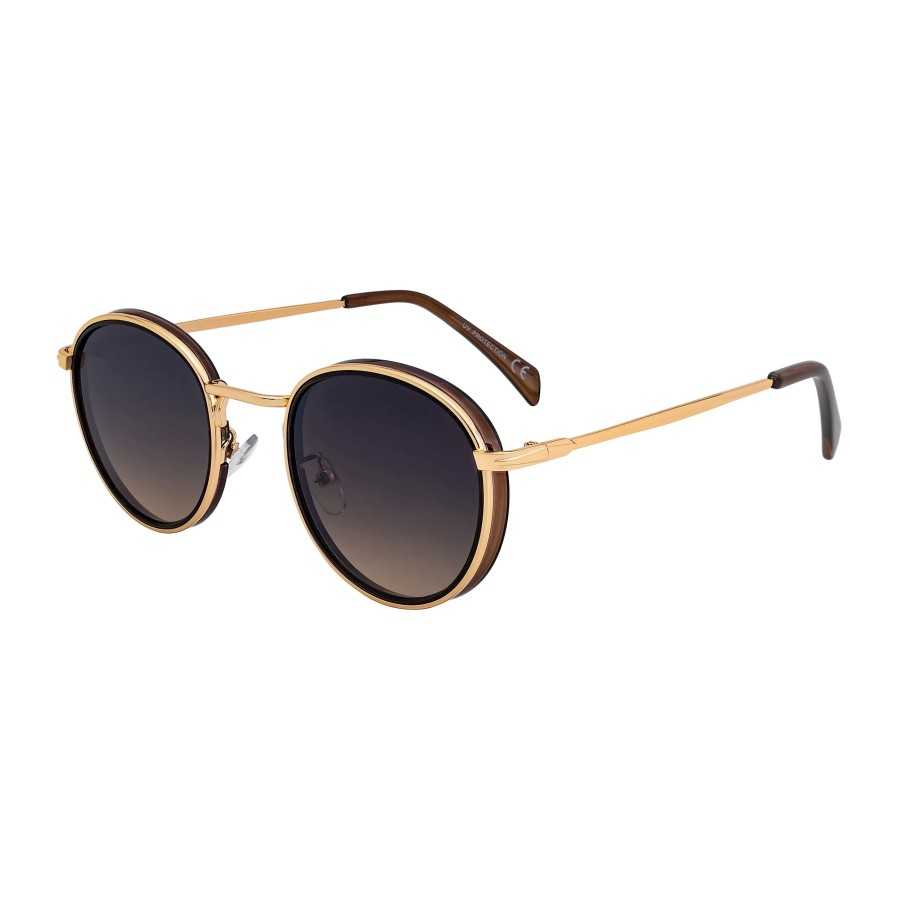 Gafas de sol Para Mujer y Hombre Unisex Adulto Metálico Redondo Pequeñ