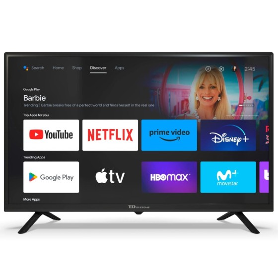 Smart TV 32 pulgadas HD Hey Google Official Assistant con control por 