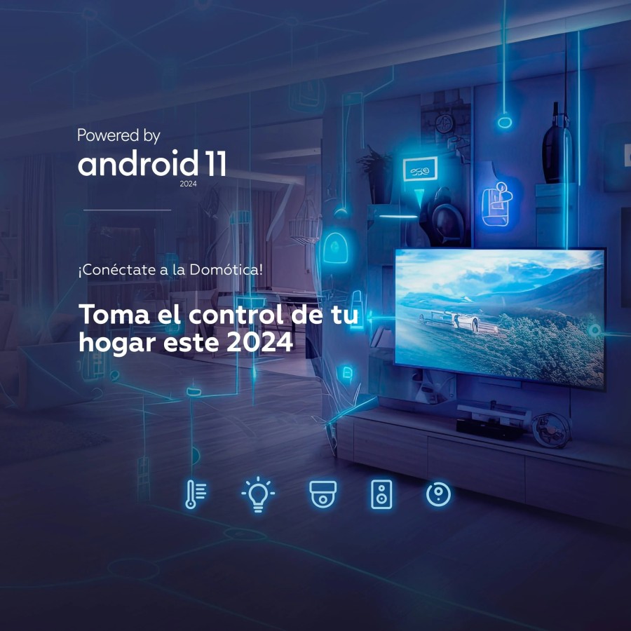 Smart TV 32 pulgadas HD Hey Google Official Assistant con control por 