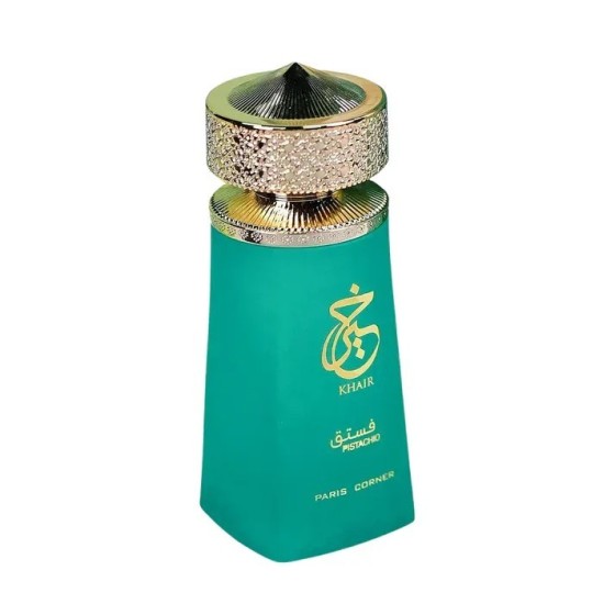 Perfume arabe unisex PARIS CORNER KHAIR PISTACHO 100ML,Fragancia femen