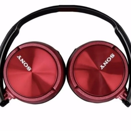 AURICULARES CON CABLE - Sony Auriculares plegables MDR-ZX310 - Rojo metálico
