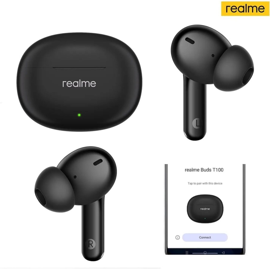 Realme Buds T100 auriculares Bluetooth 5.3, negro , Envio 24H PRODUCTO
