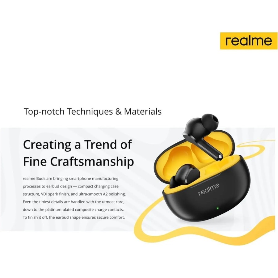 Realme Buds T100 auriculares Bluetooth 5.3, negro , Envio 24H PRODUCTO