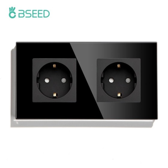 BSEED-enchufe de pared individual estándar de la UE, enchufes dobles d BSEED-enchufe de pared individual estándar de la UE, enchufes dobles d