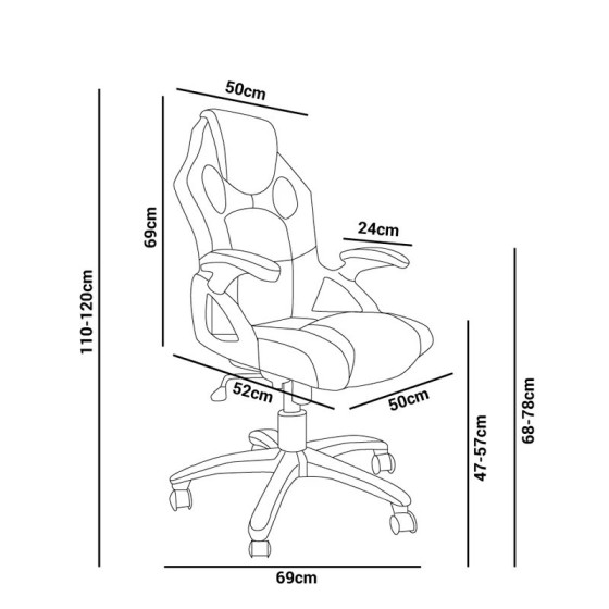 Dormidan -Silla Gaming, Silla de Escritorio, Silla de Oficina, Silla d Dormidan -Silla Gaming, Silla de Escritorio, Silla de Oficina, Silla d