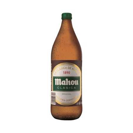 MAHOU CLASICA Cerveza Botella 1 Litro