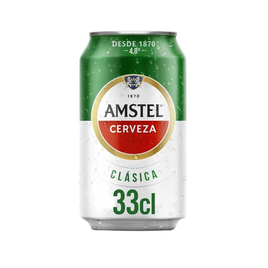 AMSTEL CLÁSICA Cerveza lata de 33 cl
