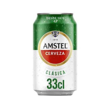 AMSTEL CLÁSICA Cerveza lata de 33 cl