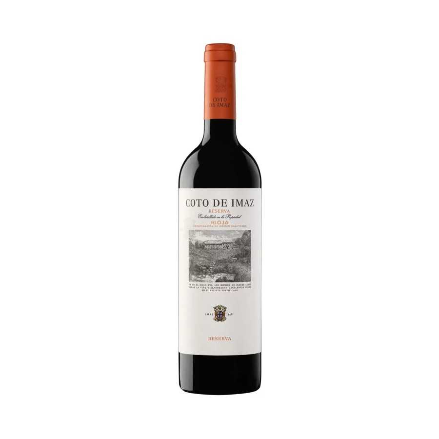 COTO DE IMAZ Vino tinto reserva con D.O. Ca. Rioja botella 75 cl.