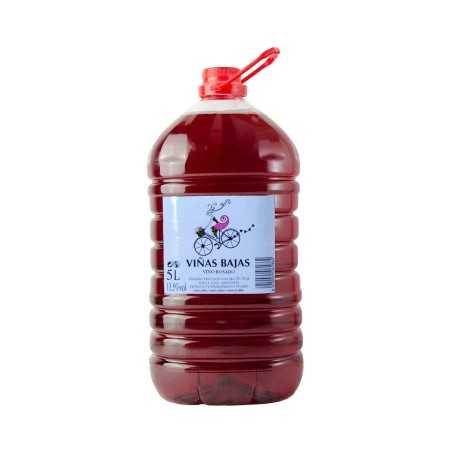 VIÑAS BAJAS Vino rosado de mesa garrafa 5 l