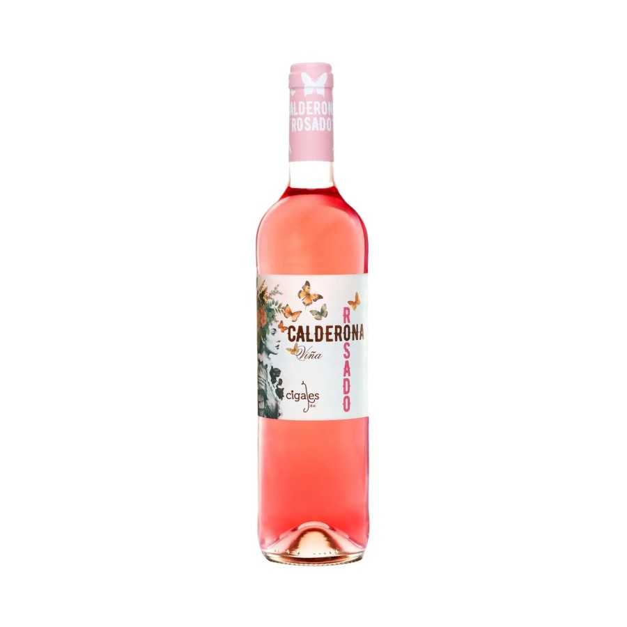 VIÑA CALDERONA Vino rosado con D.O. Cigales botella 75 cl.