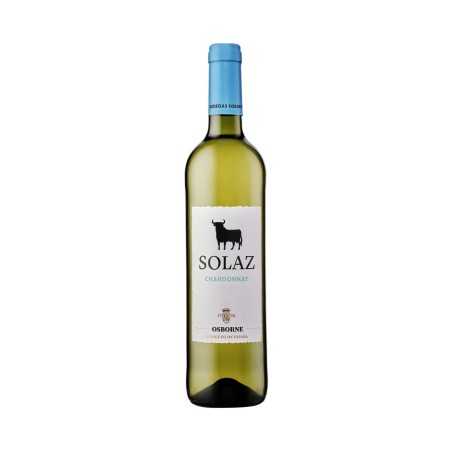 SOLAZ Vino blanco Chardonnay con I.G.P. Vinos de la Tierra de Castilla botella 75 cl.