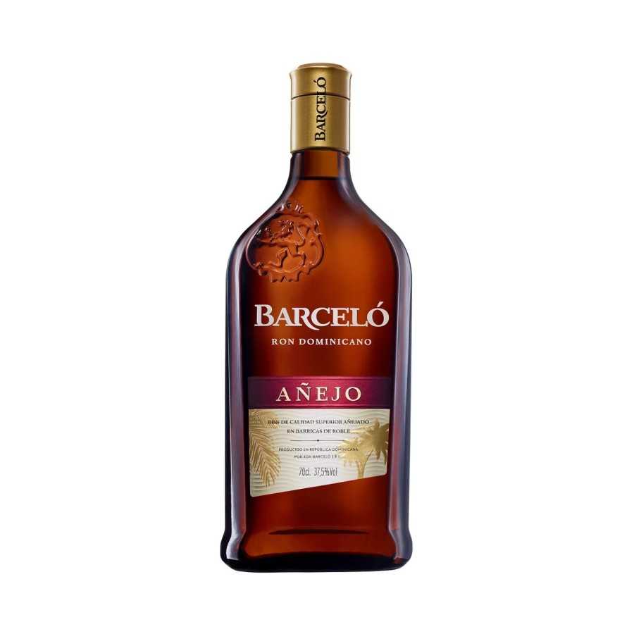 BARCELÓ Ron añejo dominicano calidad superior, añejado en barricas de roble botella 70 cl.