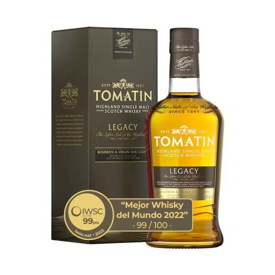 TOMATIN LEGACY Whisky single malt escocés botella 70 cl.