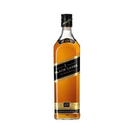 JOHNNIE WALKER Black label Whisky blended escocés 12 años 1 l.