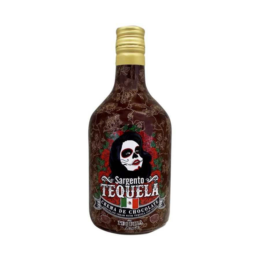 SARGENTO TEQUELA Crema de licor de chocolate con tequila y Agave SARGENTO TEQUELA botella de 70 cl.
