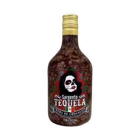 SARGENTO TEQUELA Crema de licor de chocolate con tequila y Agave SARGENTO TEQUELA botella de 70 cl.