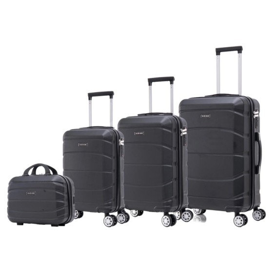 Conjunto de Maletas de Viaje Elegantes: Carcasa Ligera de ABS, Cerradu