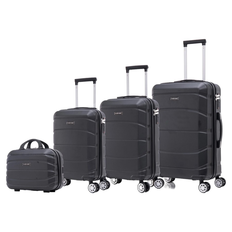 Conjunto de Maletas de Viaje Elegantes: Carcasa Ligera de ABS, Cerradu