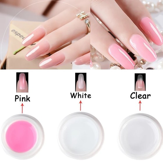 Kit de Gel para uñas con lámpara LED UV, juego de manicura acrílica, h