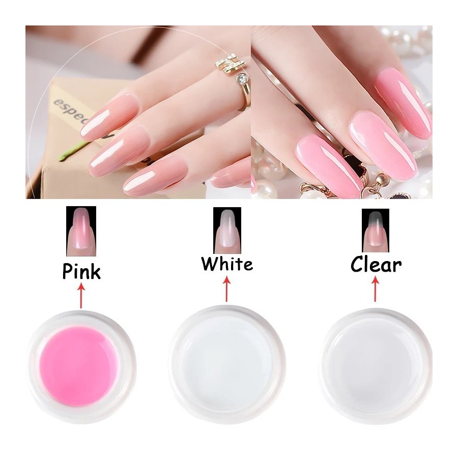 Kit de Gel para uñas con lámpara LED UV, juego de manicura acrílica, h