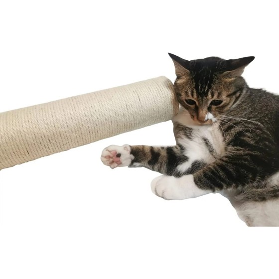 GREATOOL Reemplazo de Poste de Rascador de Gato, Auténtico Sisal con I GREATOOL Reemplazo de Poste de Rascador de Gato, Auténtico Sisal con I