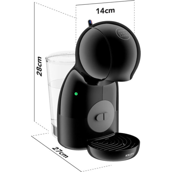 Cafetera Dolce Gusto KRUPS Piccolo XS NEGRA, Máquina de café en cápsul