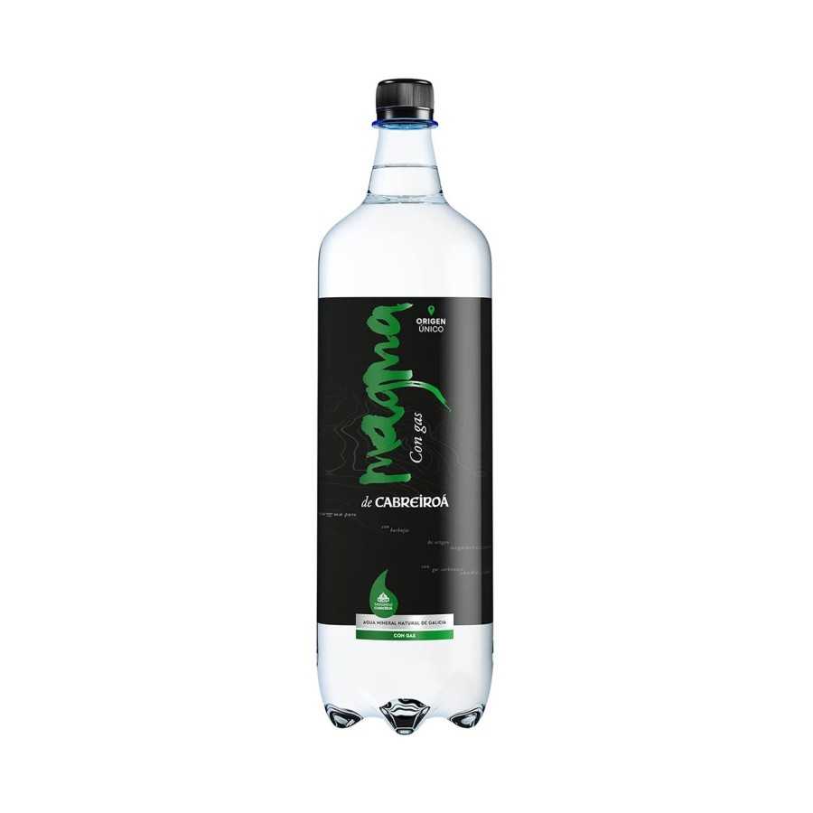 CABREIROA MAGMA Agua mineral con gas botella de 1 litro
