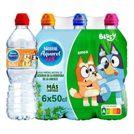 NESTLÉ Aquarel Agua mineral con tapón sport pack 6 uds. x 50 cl.