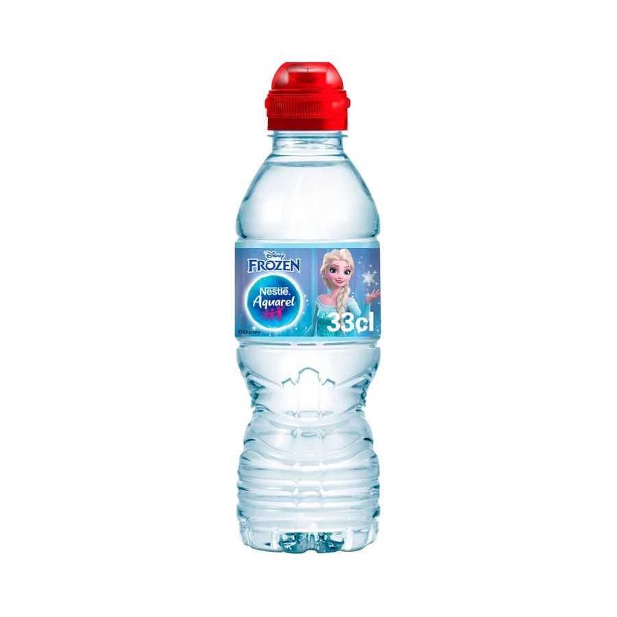 AQUAREL Agua mineral con tapón sport botella de 33 cl. AQUAREL Agua mineral con tapón sport botella de 33 cl.