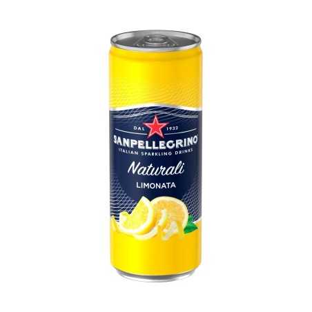 SANPELLEGRINO Agua con gas y zumo de limon 330 ml.