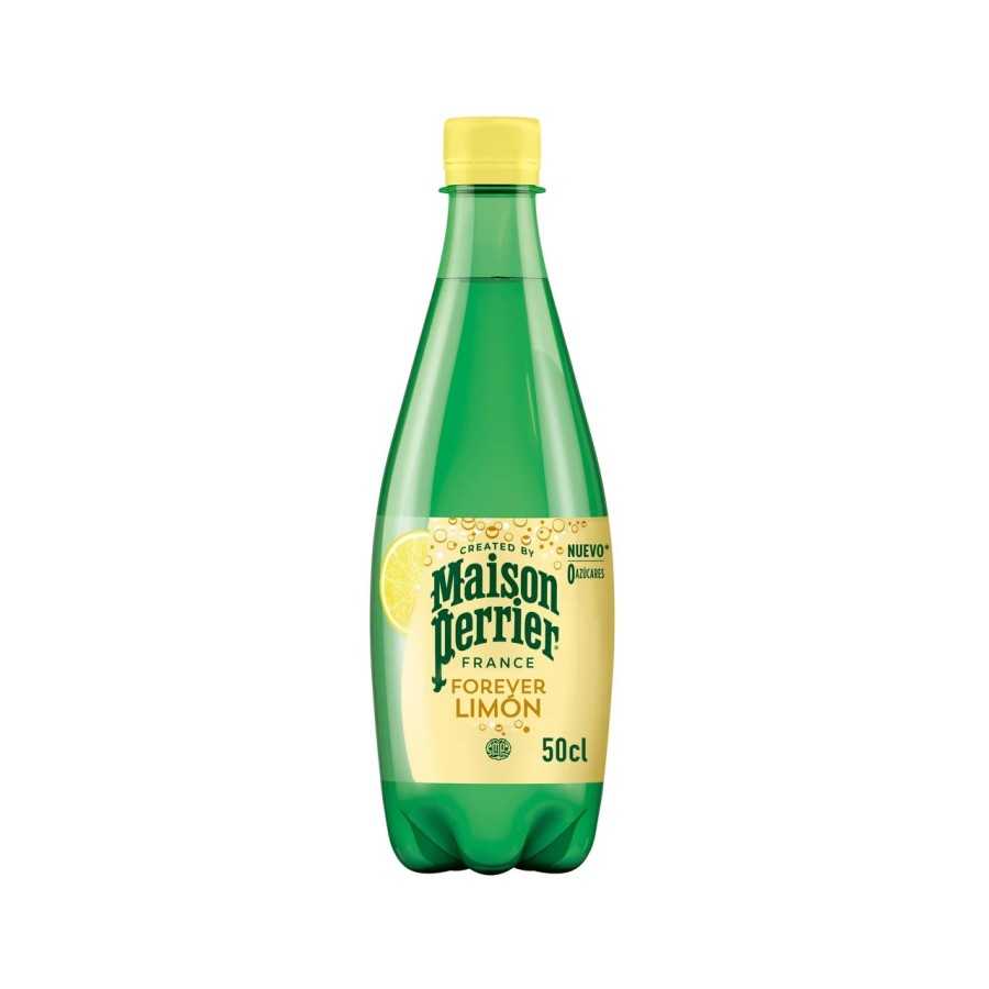 MAISON PERRIER Forever lemon Agua con gas sabor limón 50 cl. MAISON PERRIER Forever lemon Agua con gas sabor limón 50 cl.