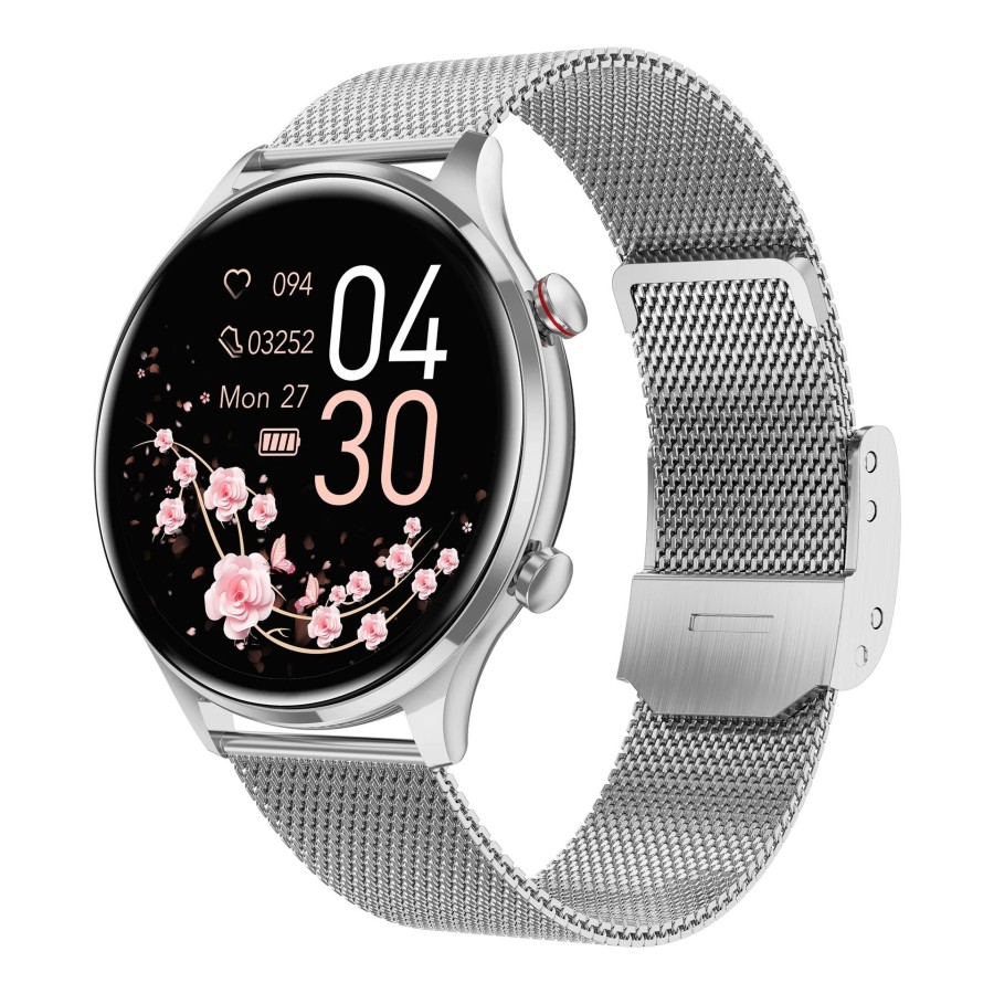 Reloj inteligente deportivo para mujer, dispositivo resistente al agua