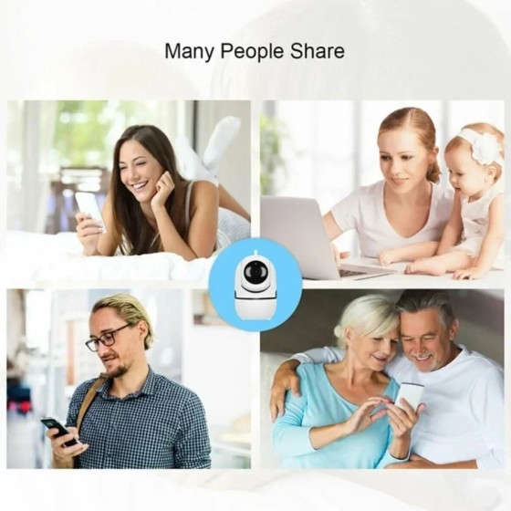 Cámara IP YCC365 Plus Smart Home, red de seguimiento automático de seg Cámara IP YCC365 Plus Smart Home, red de seguimiento automático de seg