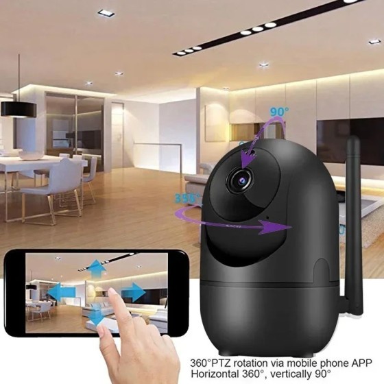 Cámara IP YCC365 Plus Smart Home, red de seguimiento automático de seg Cámara IP YCC365 Plus Smart Home, red de seguimiento automático de seg