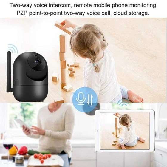 Cámara IP YCC365 Plus Smart Home, red de seguimiento automático de seg Cámara IP YCC365 Plus Smart Home, red de seguimiento automático de seg