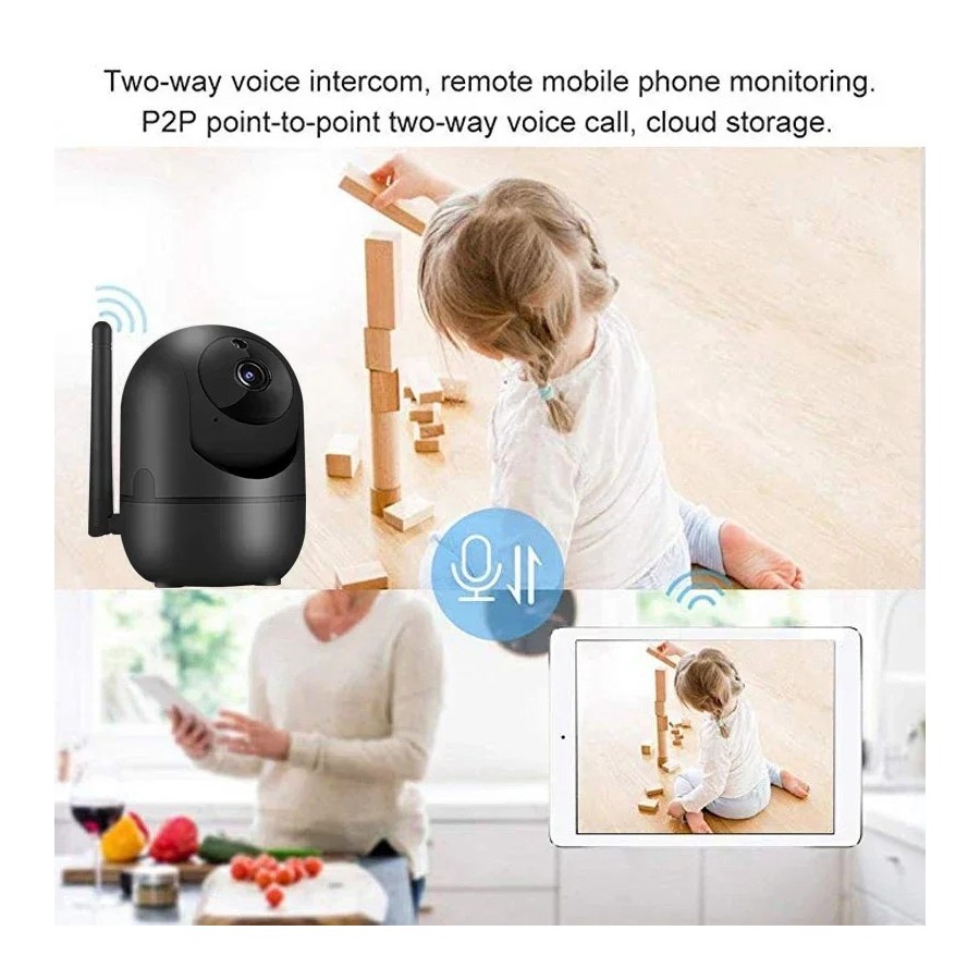 Cámara IP YCC365 Plus Smart Home, red de seguimiento automático de seg