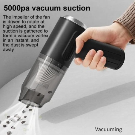Aspiradora inalámbrica de alta potencia de 5000PA, cosas para coche, máquina de limpieza, electrodomésticos, accesorios para coc