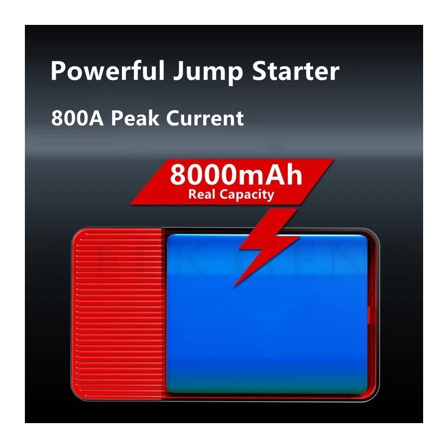 GKFLY 12V 800A 8000mAh arrancador de batería de emergencia amplificado