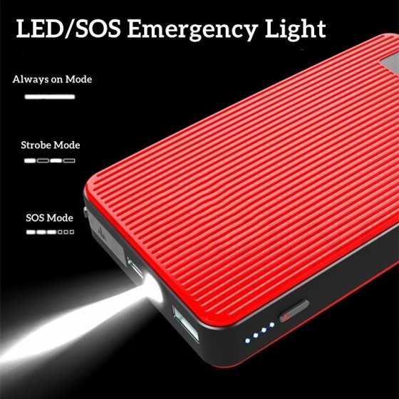 GKFLY 12V 800A 8000mAh arrancador de batería de emergencia amplificado