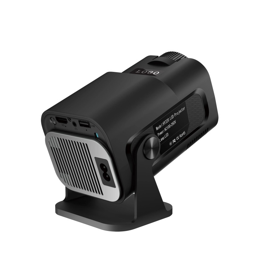 Proyector portátil para cine al aire libre, dispositivo Rotable de 720 Proyector portátil para cine al aire libre, dispositivo Rotable de 720