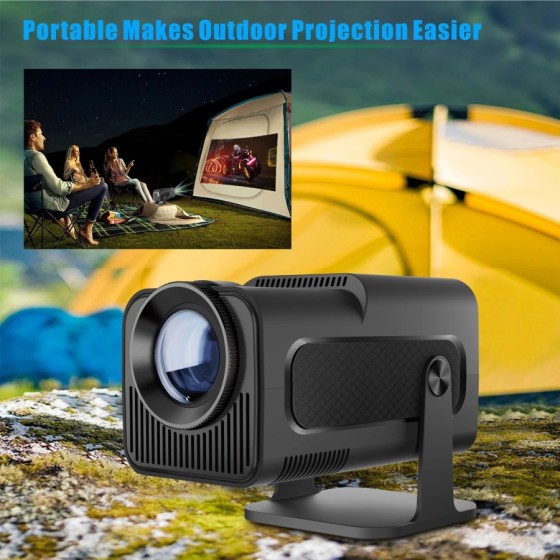 Proyector portátil para cine al aire libre, dispositivo Rotable de 720 Proyector portátil para cine al aire libre, dispositivo Rotable de 720