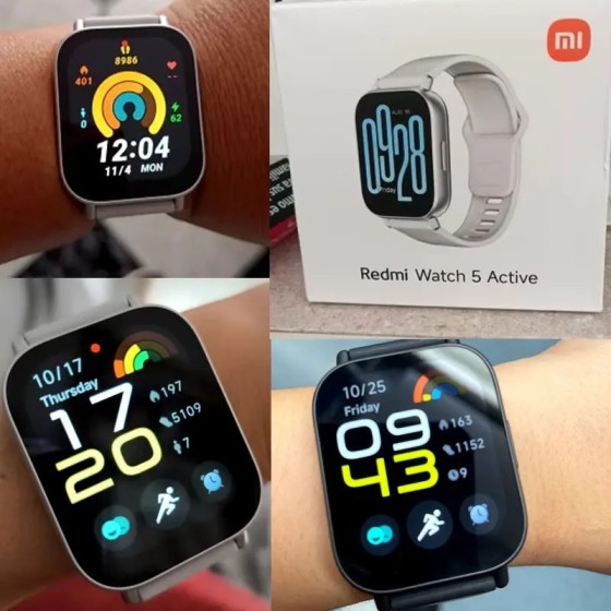 Xiaomi-reloj inteligente Redmi Watch 5 Active ,control del ritmo cardí