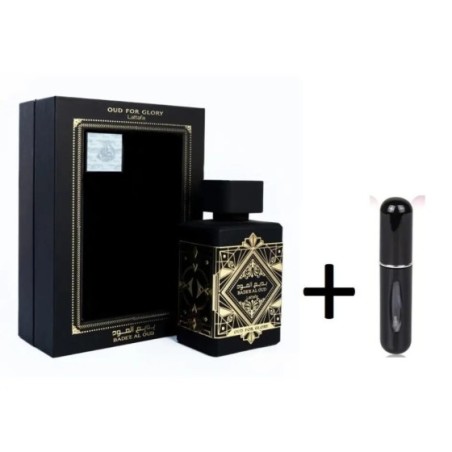 Badee Al Oud Oud for Glory + Atomizador Eau de Parfum con difusor de 100 ml de Lattafa