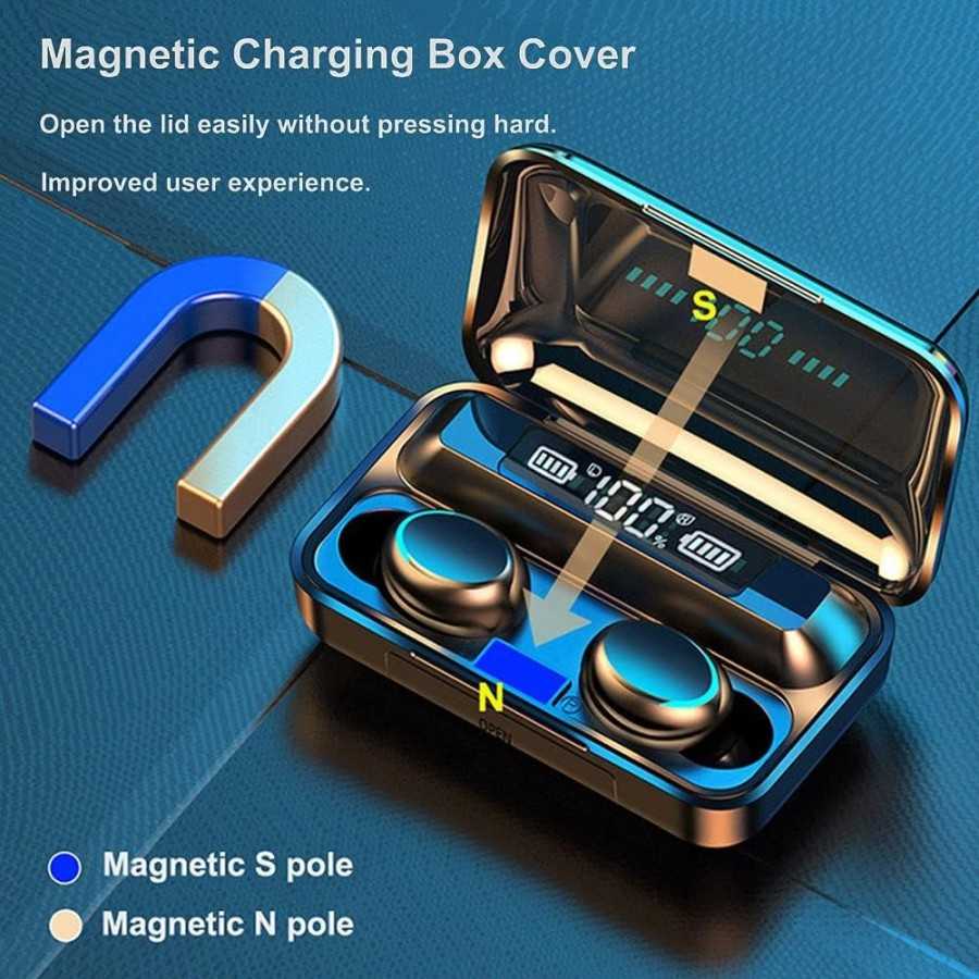 Auriculares inalámbricos Control táctil Auriculares con sonido de alta fidelidad F9-5 TWS BT