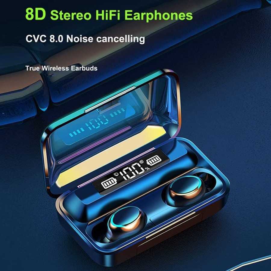Auriculares inalámbricos Control táctil Auriculares con sonido de alta fidelidad F9-5 TWS BT