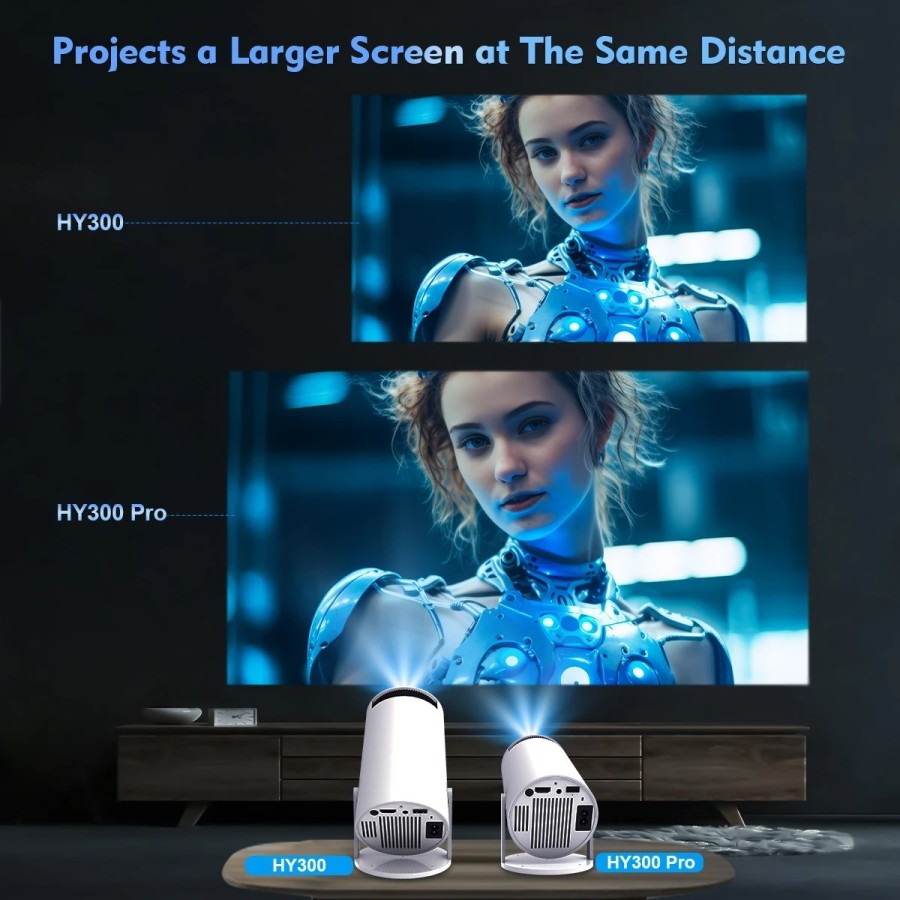 Proyector Magcubic HY300 PRO 4K Android 11 Dual Wifi6 260ANSI Allwinne