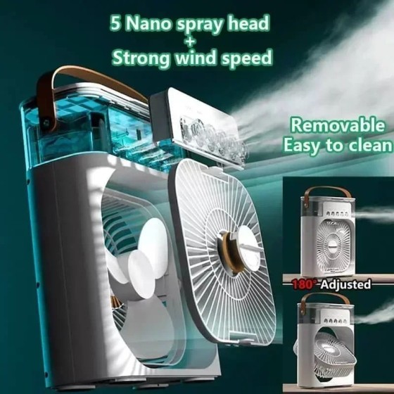 Ventilador nuevo 3 en 1, aire acondicionado, refrigerador de aire pequ