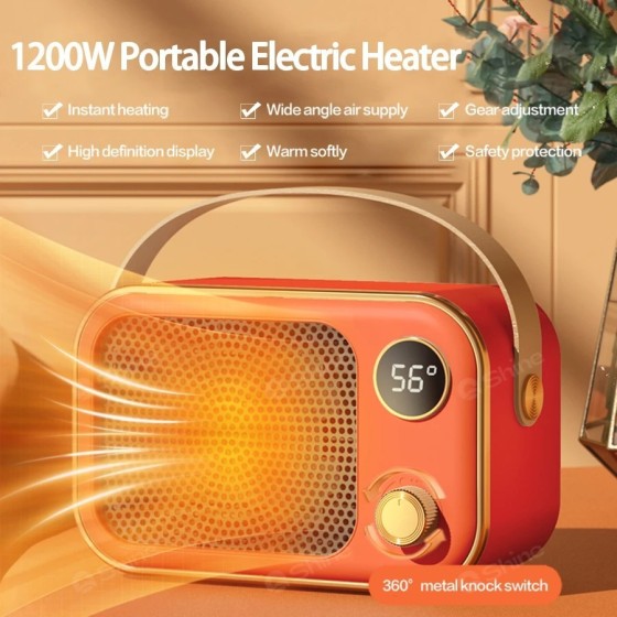 Calentador eléctrico portátil para el hogar, dispositivo de calefacció